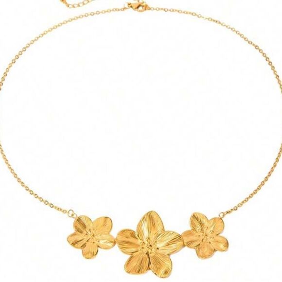 Anthropologie Jewelry - Boho flower necklace #1314
